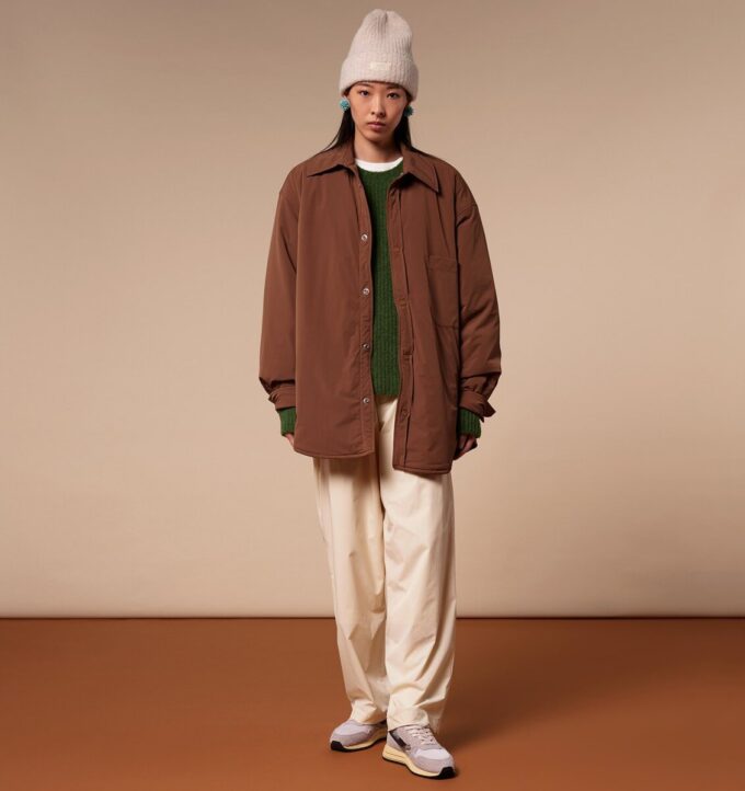 BASKETS REELWIND LOW EN SUÈDE SAND ET NYLON REFLECHISSANT