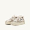 CLC LOW SNEAKERS IN PLATINUM LEATHER AND SUEDE CLC LOW SNEAKERS IN PLATINUM LEATHER AND SUEDE