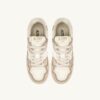 CLC LOW SNEAKERS IN PLATINUM LEATHER AND SUEDE CLC LOW SNEAKERS IN PLATINUM LEATHER AND SUEDE
