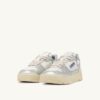 CLC LOW SNEAKERS IN SILVER-TONE LEATHER
