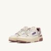 CLC LOW SNEAKERS IN WHISPER WHITE ASH ROSE AND SILVER LEATHER
