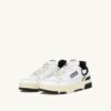 CLC LOW SNEAKERS IN WHITE LEATHER AND BLACK SUEDE CLC LOW SNEAKERS IN WHITE LEATHER AND BLACK SUEDE