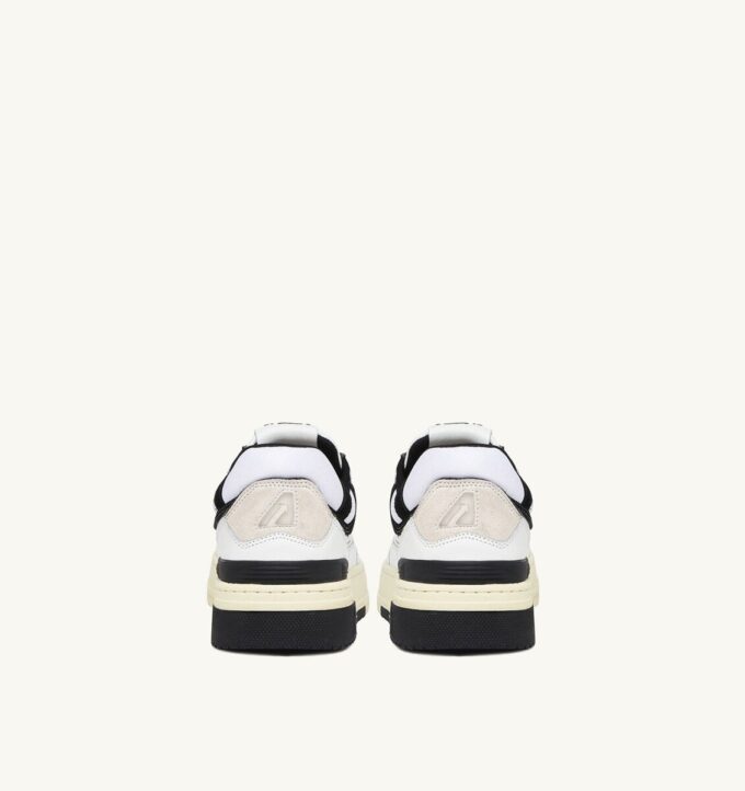 CLC LOW SNEAKERS IN WHITE LEATHER AND BLACK SUEDE CLC LOW SNEAKERS IN WHITE LEATHER AND BLACK SUEDE