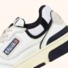 CLC LOW SNEAKERS IN WHITE LEATHER AND BLACK SUEDE CLC LOW SNEAKERS IN WHITE LEATHER AND BLACK SUEDE