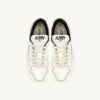CLC LOW SNEAKERS IN WHITE LEATHER AND SILVER SUEDE CLC LOW SNEAKERS IN WHITE LEATHER AND SILVER SUEDE