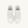 CLC LOW SNEAKERS IN WHITE LEATHER AND SUEDE