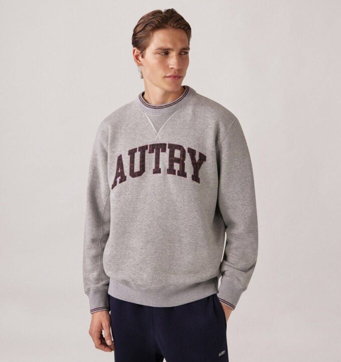 COLLEGE CHECK SWEATSHIRT MAN