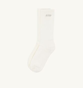 COTTON TERRY SOCKS WITH LUREX LOGO