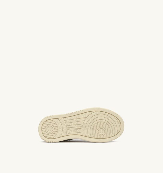 DALLAS KIDS LOW SNEAKERS IN WHITE AND POWDER PINK LEATHER