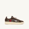 DALLAS LOW ‘FLORAL’ SNEAKERS IN BROWN SUEDE