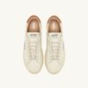DALLAS LOW SNEAKERS IN MARSHMALLOW AND BROWN SUGAR LEATHER DALLAS LOW SNEAKERS IN MARSHMALLOW AND BROWN SUGAR LEATHER
