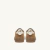 DALLAS LOW SNEAKERS IN MARSHMALLOW AND CIGAR SUEDE DALLAS LOW SNEAKERS IN MARSHMALLOW AND CIGAR SUEDE