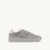 DALLAS LOW SNEAKERS IN MARSHMALLOW AND IRIS SUEDE DALLAS LOW SNEAKERS IN MARSHMALLOW AND IRIS SUEDE