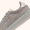 DALLAS LOW SNEAKERS IN MARSHMALLOW AND IRIS SUEDE DALLAS LOW SNEAKERS IN MARSHMALLOW AND IRIS SUEDE