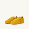 DALLAS LOW SNEAKERS IN MARSHMALLOW AND YELLOW SUEDE DALLAS LOW SNEAKERS IN MARSHMALLOW AND YELLOW SUEDE