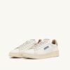 DALLAS LOW SNEAKERS IN WHITE AND GOLD LEATHER DALLAS LOW SNEAKERS IN WHITE AND GOLD LEATHER
