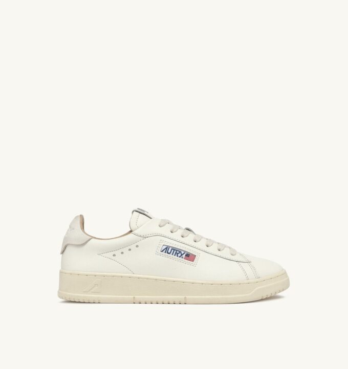 DALLAS LOW SNEAKERS IN WHITE LEATHER