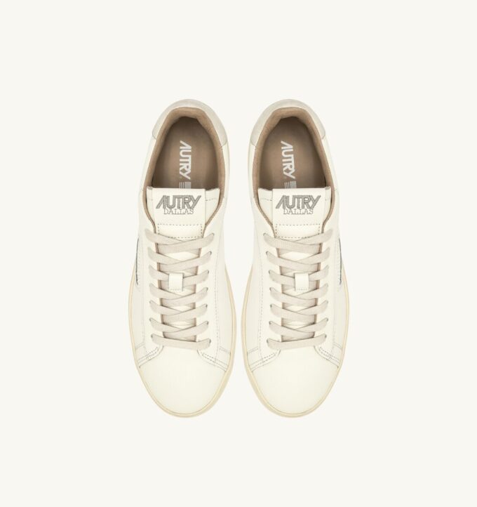 DALLAS LOW SNEAKERS IN WHITE LEATHER DALLAS LOW SNEAKERS IN WHITE LEATHER