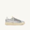 DALLAS LOW ‘SPARKLING’ SNEAKERS SPARKLING IN SILVER AND WHITESEQUINS