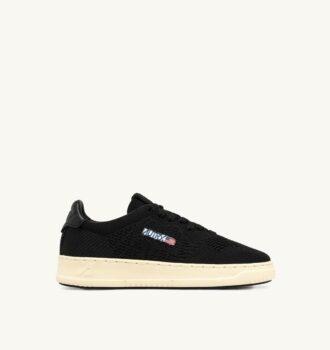 EASEKNIT MEDALIST LOW SNEAKERS IN BLACK COLOR KNIT