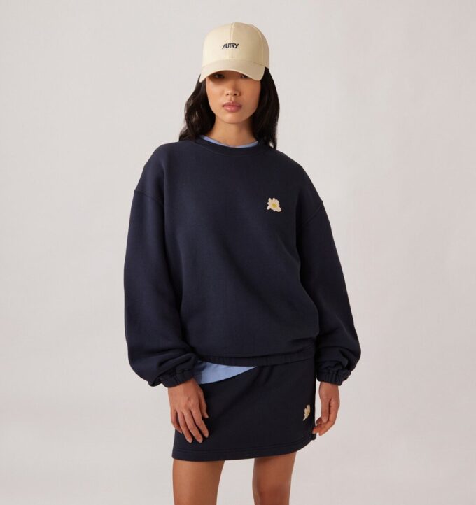 EDELWEISS PATCH EASE SWEATSHIRT WOMAN