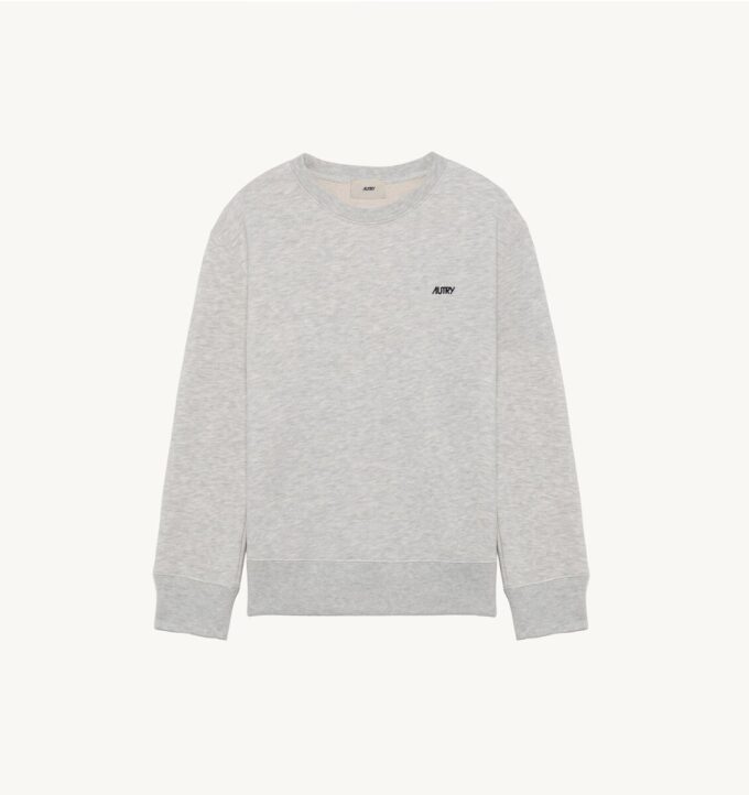 EMBROIDERED AUTRY LOGO CREWNECK SWEATSHIRT MAN