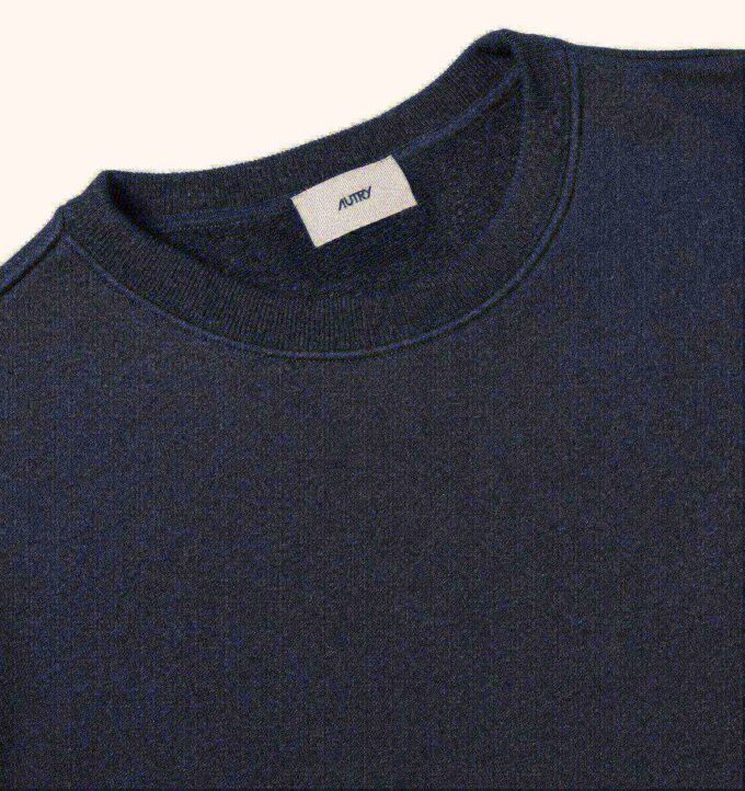 EMBROIDERED AUTRY LOGO CREWNECK SWEATSHIRT MAN