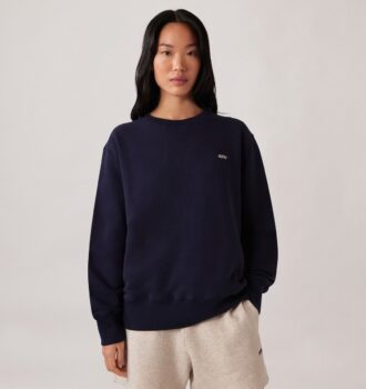 EMBROIDERED AUTRY LOGO CREWNECK SWEATSHIRT WOMAN