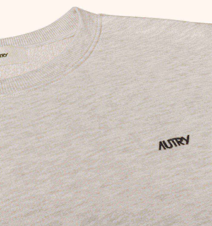 EMBROIDERED AUTRY LOGO CREWNECK SWEATSHIRT WOMAN