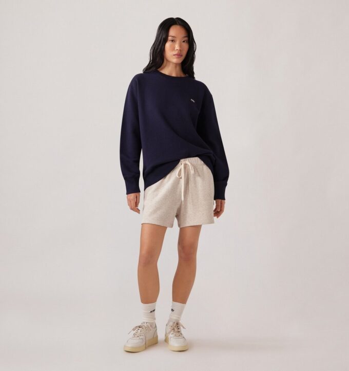 EMBROIDERED AUTRY LOGO SHORT WOMAN