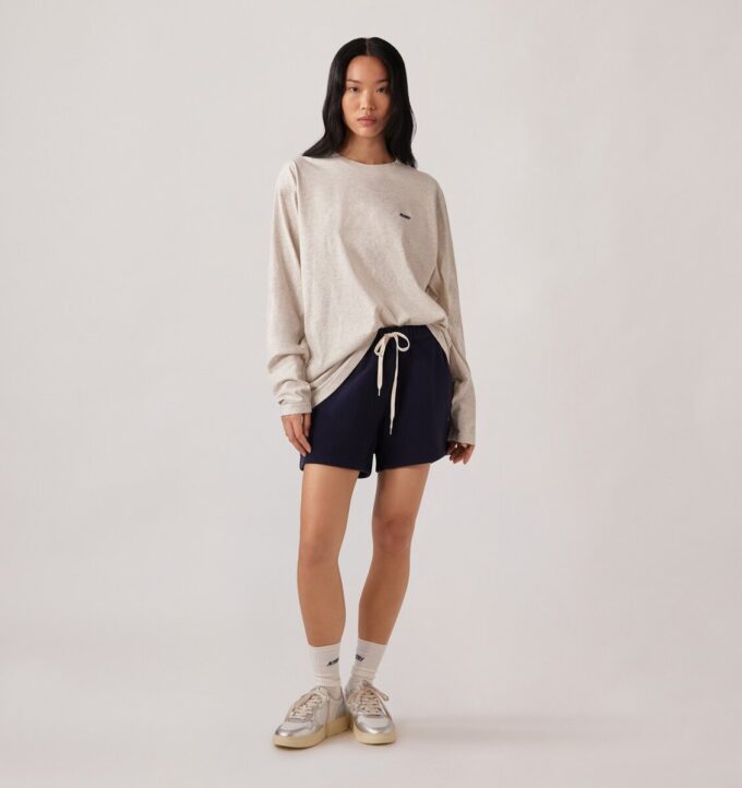 EMBROIDERED AUTRY LOGO SHORT WOMAN