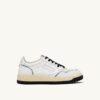 GOLF LOW SNEAKERS IN LEATHER COLOR WHITE AND BLACK