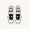 GOLF LOW SNEAKERS IN LEATHER COLOR WHITE AND BLACK