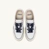 GOLF LOW SNEAKERS IN WHITE AND NAVY LEATHER