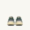 HYPERWAY SNEAKERS IN MALACHITE COLOR AND SILVER-TONE SUEDE AND MESH