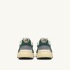HYPERWAY SNEAKERS IN MALACHITE COLOR AND SILVER-TONE SUEDE AND MESH