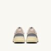 HYPERWAY SNEAKERS IN SAND BROWN AND SILVER-TONE SUEDE AND MESH HYPERWAY SNEAKERS IN SAND BROWN AND SILVER-TONE SUEDE AND MESH