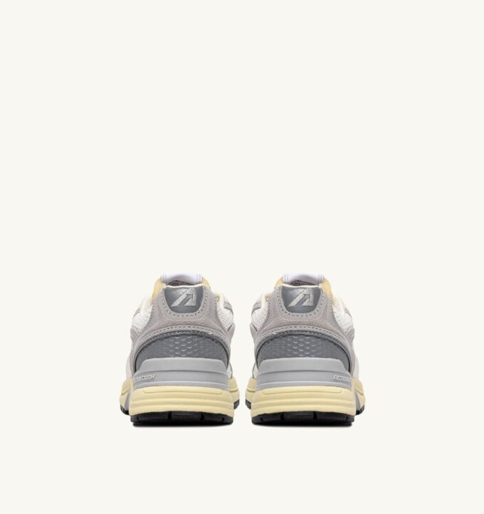 HYPERWAY SNEAKERS IN WHITE AND GRAY SUEDE AND MESH HYPERWAY SNEAKERS IN WHITE AND GRAY SUEDE AND MESH