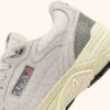 HYPERWAY SNEAKERS IN WHITE AND SILVER MESH AND SUEDE HYPERWAY SNEAKERS IN WHITE AND SILVER MESH AND SUEDE