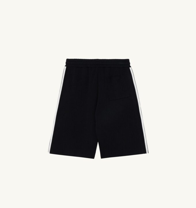 KNIT EMBROIDERED LOGO SHORT WOMAN