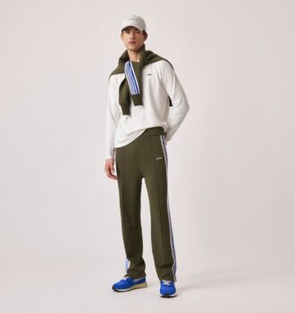 KNITTED TENNIS VISCOSE JOGGERS MAN