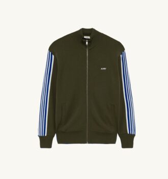 KNITTED TENNIS VISCOSE ZIP JACKET MAN KNITTED TENNIS VISCOSE ZIP JACKET MAN