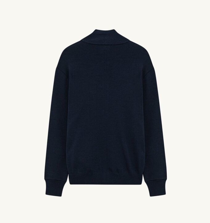 KNITTED TENNIS VISCOSE ZIP JACKET MAN