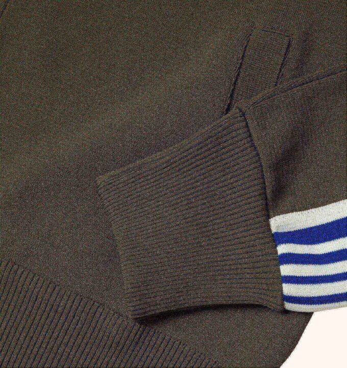 KNITTED TENNIS VISCOSE ZIP JACKET MAN KNITTED TENNIS VISCOSE ZIP JACKET MAN