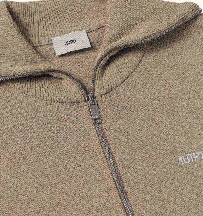 KNITTED TENNIS VISCOSE ZIP JACKET WOMAN