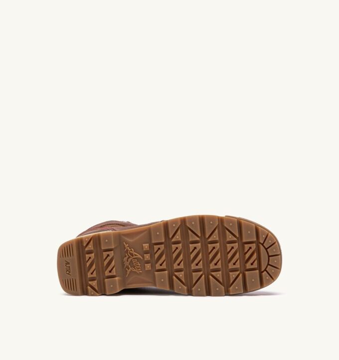 MALGA BOOTS IN LEATHER COLOR NATURAL LEATHER AND GRAY