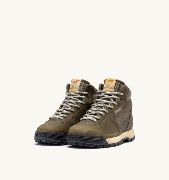 MALGA BOOTS IN NUBUCK LEATHER AND MESH COLOR HERB AND MOSSTONE MALGA BOOTS IN NUBUCK LEATHER AND MESH COLOR HERB AND MOSSTONE