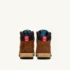 MALGA CORTINA IN CHESTNUT AND FLAME SCARLET SUEDE MALGA CORTINA IN CHESTNUT AND FLAME SCARLET SUEDE