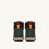 MALGA COURCHEVEL IN PINE AND ORANGE OCHRE SUEDE