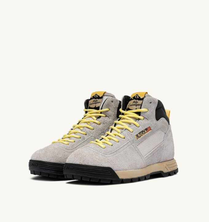 MALGA COURMAYEUR IN ICE AND LEMON DROP SUEDE